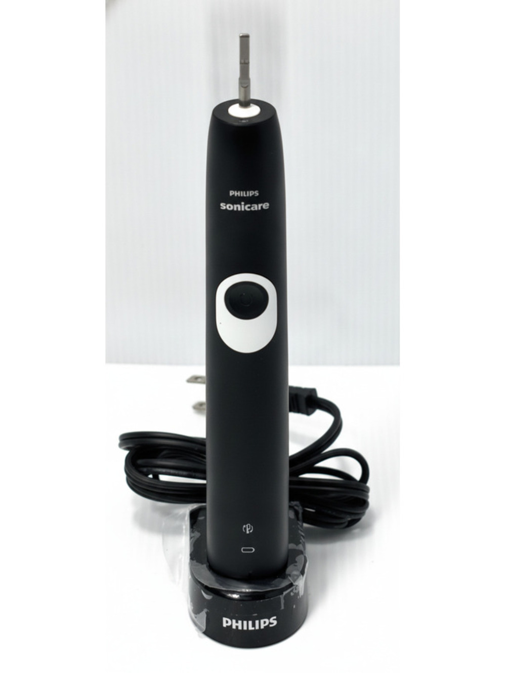 Philips Sonicare Electric Toothbrush Handle Black With Charging Base Stand *READ